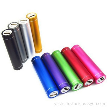2600mAh Metal Portable External Battery Powerbank for Mobile Phone/Smart Phone/PSP/MP3/MP4